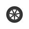 Transport tire icon. Vector illustration, flat design