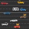 Transport traffic vector illustration