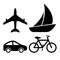 Transport vector icons