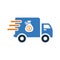 Transportation, delivery, motor, collector car icon. Simple editable vector illustration