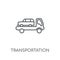 Transportation linear icon. Modern outline Transportation logo c