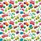 Transportation Themed Seamless Tileable Background Pattern