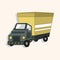 Transportation truck theme elements vector,eps