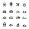 Transportation and vehicle icon set, vector eps10