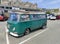 Transporter t3 camper park at the beach car park in cornwall england  June 8 2022