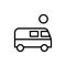 Transporter, transport icon. Simple line, outline vector elements of flower children icons for ui and ux, website or mobile