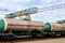 Transporting tank car LNG by rail, natural gas