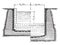 Transverse half-sections of a sluice lock, vintage engraving