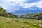 Transylvania is magic. Beautiful landscape from Prundu Bargaului village, near Bistrita city, Romania