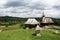 Transylvanian church with landscape