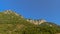 Transylvanian mountain ridges and forests in early morning light