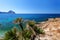 Trapani province, Sicily, Italy - Sea bay and beach view from coastline between San Vito lo Capo and Scopello