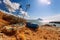 Trapani province, Sicily, Italy - Sea bay and beach view from coastline between San Vito lo Capo and Scopello