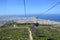 Trapani view from Erice, Sicily, Italy