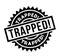 Trapped rubber stamp