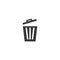 Trash basket icon