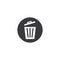 Trash basket icon