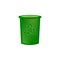 Trash can icon. Waste recycling sign. Symbol made from green arrows. Pictogram in vector graphics. Image - I take care of the envi