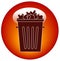 Trash icon or button