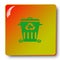 Trash recycling icon,sing,illustration