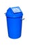 Trash that is separate from the background material, durable plastic.