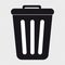 Trashcan - Vector Icon - Isolated On Transparent Background
