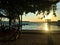 Trasimeno lake, beach, sand, light, water and peace in Umbria region, Italy