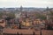 Trastevere district, Rome, Italy, view of rione Trastevere, Roma, with historical narrow streets, Municipio I, west bank of Tiber