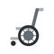 Trauma accident wheelchair safety vector silhouette cartoon flat style man health medical tool