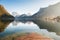 Traunsee lake in Austrian Alps