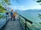 Traunsee summer lake (Austria).