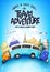 Travel Adventure Tourism Poster with Realistic 3D Traveling Car and other Travel Item Elements