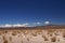 Travel. Altiplano landscape. Panorama view of the arid desert jujuy peru