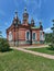 Travel around the Golden ring of Russia, the restored temple.
