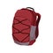 travel backpack camp cartoon vector illustration