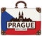 Travel bag with Czech flag and Church of Our Lady