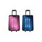 Travel bag sign icon. Baggage symbol for trip. Colorful vector graphics for website design.