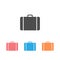 Travel, baggage, tourism, luggage, airport vector icon