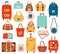 Travel bags. Handle travel luggage bag, suitcase and fashion ladies handbags, tourism shopping bag. Luggage handbags