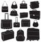 Travel bags and suitcases collection