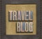 Travel blog framed