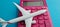 Travel calculator and airplane airfare calculation closeup