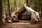 Travel camp outdoors forest trip landscape adventure vacation summer nature tent