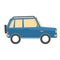 Travel car. Toy kid isolated icon. llustration vector EPS10