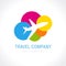 Travel company logo.