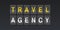 Travel company vector logo, icon