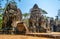 Travel concept. Amazing view of ancient Thommanon temple in amazing Angkor, Siem Reap, Cambodia. Mysterious Thommanon nestled