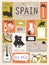 Travel concept of Spain