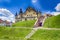 Travel Concepts and Tourist Destinations. Renowned Nesvizh Castle