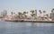 Travel destination cityscape and shoreline of Long Beach California